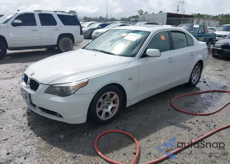 2004 BMW 525I z USA, uszkodzony, nr VIN WBANA53584B853020